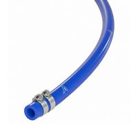 Auto Silicone Hoses 4mm Id X 8mm Od Blue Silicone Vacuum Hose 1 Metre With 2 Stainless Mini Clips High Temp Air Breather Washer Tube