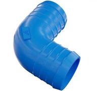 Auto Silicone Hoses 50mm 90 Degree Plastic Hose Connector Blue Barbed Hose Connector For Garden Hoses, Pond Hoses, Water Pipes