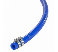 Auto Silicone Hoses 5mm Id X 10mm Od Blue Silicone Vacuum Hose 10 Metres With 2 Stainless Worm Drive Clips High Temp Air Breather Washer Tube
