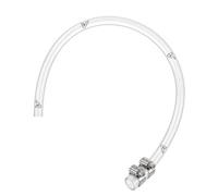 Auto Silicone Hoses 6mm Id X 9mm Od Clear Silicone Vacuum Hose 7 Metres With 2 Stainless Worm Drive Clips High Temp Air Breather Washer Tube