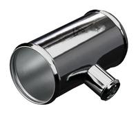 Auto Silicone Hoses Aluminium T-Piece, 3-Way Beaded Connector For Silicone Hoses, Intercooler, Boost Pipes (60mm Od)