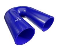 Auto Silicone Hoses Autosiliconehoses 180 Degree Silicone Elbow Hose Blue - 76mm High-Temp High Pressure For Turbo Water Intercooler Coolant Radiator