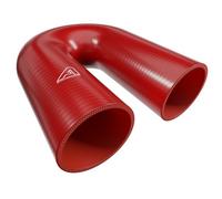 Auto Silicone Hoses Autosiliconehoses 180 Degree Silicone Elbow Hose Red - 68mm High-Temp High Pressure For Turbo Water Intercooler Coolant Radiator