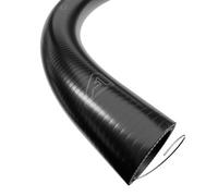 Auto Silicone Hoses Autosiliconehoses 1M Straight Wire Reinforced Hose Black - 28mm Ultraflex Flexible High Temp High Pressure