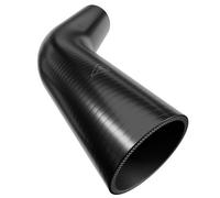 Auto Silicone Hoses Autosiliconehoses 45 Degree Silicone Elbow Hose Black - 9.5mm High-Temp High Pressure For Turbo Water Intercooler Coolant Radiator