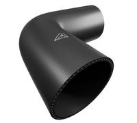 Auto Silicone Hoses Autosiliconehoses 90 Degree Ruber Elbow Hose Black - 28mm High-Temp High Pressure For Water Coolant Radiator