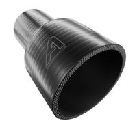 Auto Silicone Hoses Autosiliconehoses Straight Reducing Silicone Hose High-Temp High Pressure For Turbo Water Intercooler Coolant (Black, 38mm - 22mm)