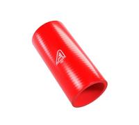 Auto Silicone Hoses Autosiliconehoses Straight Reinforced Hose High-Temp High Pressure For Turbo Water Intercooler Coolant Radiator (Red - 100mm)