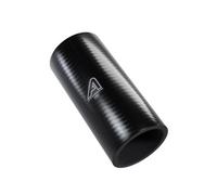 Auto Silicone Hoses Autosiliconehoses Straight Reinforced Hose High-Temp High Pressure For Turbo Water Intercooler Coolant Radiator (Black - 400mm)