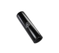 Auto Silicone Hoses Autosiliconehoses Straight Reinforced Hose High-Temp High Pressure For Turbo Water Intercooler Coolant Radiator (Black - 200mm)