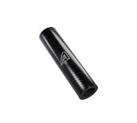 Auto Silicone Hoses Autosiliconehoses Straight Reinforced Hose High-Temp High Pressure For Turbo Water Intercooler Coolant Radiator (Black - 150mm)