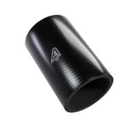 Auto Silicone Hoses Autosiliconehoses Straight Reinforced Hose High-Temp High Pressure For Turbo Water Intercooler Coolant Radiator (Black - 500mm)
