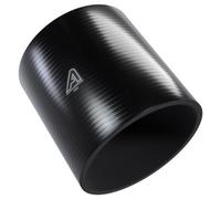 Auto Silicone Hoses Autosiliconehoses Straight Reinforced Hose High-Temp High Pressure For Turbo Water Intercooler Coolant Radiator (Black - 350mm)