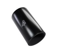 Auto Silicone Hoses Autosiliconehoses Straight Reinforced Hose High-Temp High Pressure For Turbo Water Intercooler Coolant Radiator (Black - 50mm)