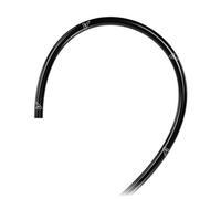 Auto Silicone Hoses Flexible Silicone Vacuum Tube - High Temp Resistant, 4mm Id, 25M Length, Black For Air, Water And Cars