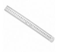 Auto Silicone Hoses Stainless Steel Metal Ruler 30Cm 12 Inch Metric Imperial Engineers Rule Etched Measuring Tool Workshop Office