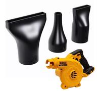 Auto Silicone Hoses Stubby Booster Nozzle Set 3 Piece For Dewalt Dcv100 18V Xr Blower Car Detailing Attachment