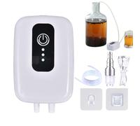 Auto Siphon Wine Transfer Pump - Food Grade Detachable Homebrew Tool Kit | Durable Self Priming Pump Equipment, Home Winemaking Brewing Meadmaking Accessory, Easy Cleaning System Pack