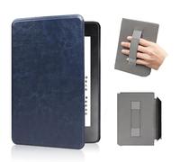 Auto Sleep/Wake Function Textured Handheld Protective Case Compatible with Kindle Paperwhite and Kindle Colorsoft 7" 12th Gen 2024,Slim Shell Case Premium PU,Drop-Resistant,Anti-Scratch (Dark Blue)