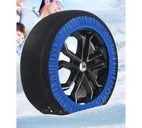 Auto Snow Socks for Tires -Universal Car Snow Chain - Alternative Traction Device - Tire Sock for Car SUV Van Minivan - Winter Travel Accessory Emergency Kit.(185/75R16)