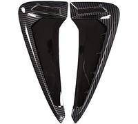 AUTO-spro Carbon Fiber Style Side Wing Fender Air Guide Vents for X5 F15 X5M F85 2014-2018 (X5M logo)