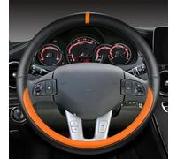 Auto Steering Wheel Cover for Ford Taurus VIII (Middle East) 2022-2025, Anti-slip Breathable Leather Car Steering Wheel Cover Protector Accessories,orange-O