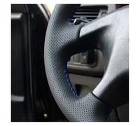 Auto Steering Wheel Cover Protector For Mitsubishi For Pajero For Pajero Sport Artificial Leather DIY Hand-stitched Car Steering Wheel Cover Steering Wheel Button(Yellow Thread)