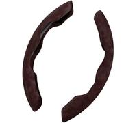 Auto Steering Wheel Cover Protector For Mondeo MK3 MK4 MK5 For Escape 2 Pcs Breathable Anti-slip Segmented Car Steering Wheel Cover(F Coffee)