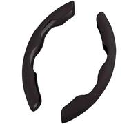 Auto Steering Wheel Cover Protector For Mondeo MK3 MK4 MK5 For Escape 2 Pcs Breathable Anti-slip Segmented Car Steering Wheel Cover(A Black)
