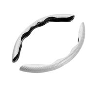 Auto Steering Wheel Covers Non Slip Auto Interior Decoration Accessories Carbon Fiber Look Universal Car Steering Wheel Booster Cover(E)