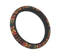 Auto Steering Wheel Elastic Bohemian Boho Braid On The Steering Wheel Cover Car Accessories 38cm