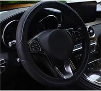 Auto Steering Wheel For 15 Inch Artificial Leather Three Dimensional Embossed Car Without Inner Ring Steering Wheel Cover Auto Parts(Blue)