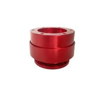 Auto Steering Wheel Hub Adapter 70mm 6 Hole Racing Simulator Game Steering Wheel Quick Release Hub Adapter Fit use for MOZA Simagic M10 A(Red)