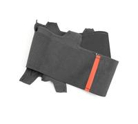Auto Steering Wheel Protector For BMW X3 E83 2005 2006 2007 2008 2009 2010 Suede Leather DIY Hand-stitched Car Interior Steering Wheel Cover Protective Trim(Black-red blue line)