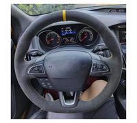 Auto Steering Wheel Protector For For Focus RS | ST | For ST-Line 2015-2018 For Kuga For ST-Line For Ecosport For ST-Line Car Steering Wheel Cover Suede(Blue Thread)