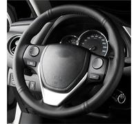 Auto Steering Wheel Protector For Toyota For RAV4 2013-2019 For Corolla 2014-2019 For Auris 2013-2016 For Scion IM 2016 Leather Car Steering Wheel Braid Cover(Red Thread)