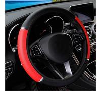 Auto Steering Wheel Pu Leather Car Interior Accessories 38CM Comfortable Elastic Band Handle Cover Steering Wheel(Red)