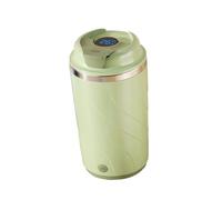 Auto Stirring Coffee Mug Electric Mixing Cup with Temperature Display, 400ml Portable Self-Stirring Cup for Protein Shakes, Meal Replacements, Coffee- Green