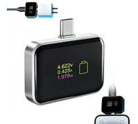 Auto Stop Charging Adapter - Smart Stop Charge Smart Charger with Real-Time Digital Display, 140W Fast Charging, Overcharge Prevention, Full Charged Separator for Phone Laptop Tablet (Silvery)