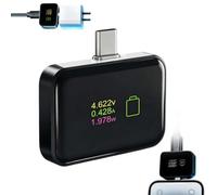 Auto Stop Charging Adapter - Smart Stop Charge Smart Charger with Real-Time Digital Display, 140W Fast Charging, Overcharge Prevention, Full Charged Separator for Phone Laptop Tablet (Black)