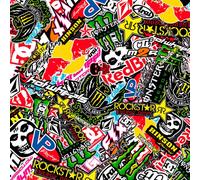 AUTO-STYLE Stickerbomb Foil - Graffiti design 2 - Roll 60x200cm - self-adhesive