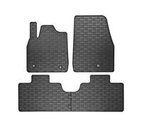 AUTO-STYLE Set of rubber mats compatible with Ford Mustang Mach E 2020 (4 pieces + mounting system)
