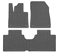 AUTO-STYLE CIKCAR Set of Rubber Mats Compatible with Smart #1 EV 2022- & #3 EV 2023- (4-Piece + Mounting System)