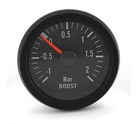 AUTO-STYLE Performance Instrument Black Boost Pressure Gauge +2,0>1 bar 52mm