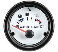 AUTO-STYLE Performance Instrument White Water Temperature Gauge 40-120°C 52mm