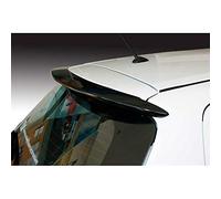 AUTO-STYLE Roof Spoiler Compatible with Toyota Yaris III Facelift 2014- (PU), Black