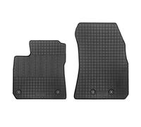 AUTO-STYLE CK RFO06 Rubber car mats set compatible with Ford Transit Courier 2-persons 2019- (2-pieces + fixing system)