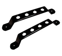 AUTO-STYLE Set of Universal Racing Door Handles - Black Aluminium