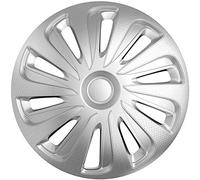 AUTO-STYLE Set wheel covers Caliber 13-inch silver carbon-look