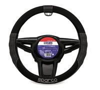 Steering Wheel Cover SPC1108 Universal Car Gray and Black Non-Slip SPARCO